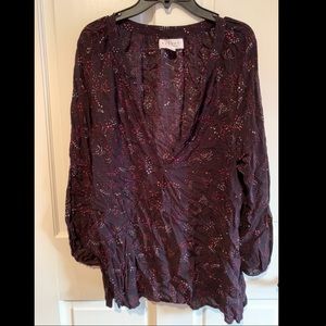 Velvet blouse